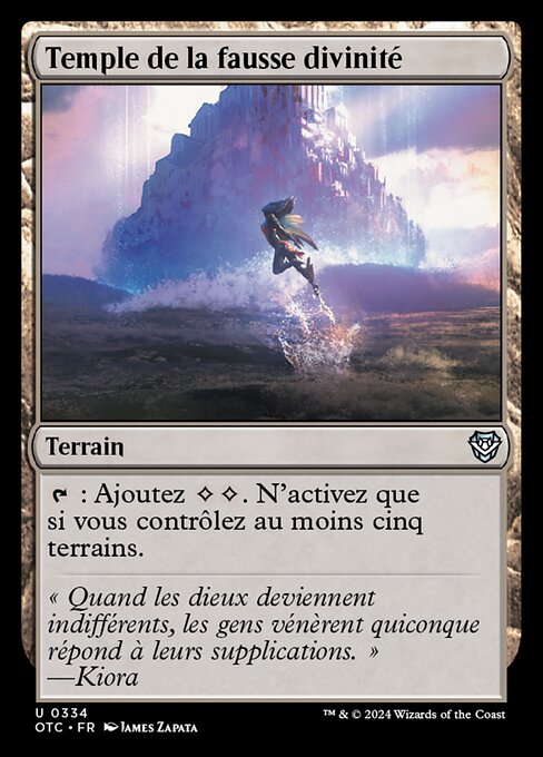 Temple de la fausse divinité [FR]