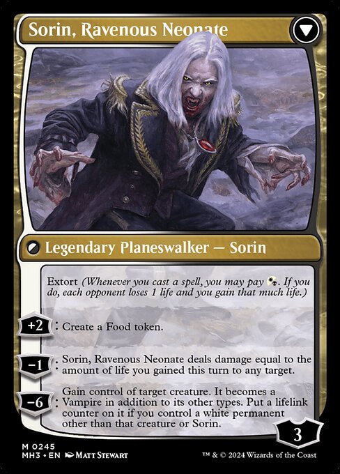 Sorin of House Markov // Sorin, Ravenous Neonate [FR]