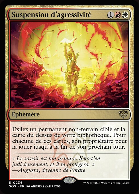 Suspension d'agressivité [FR] [FOIL]