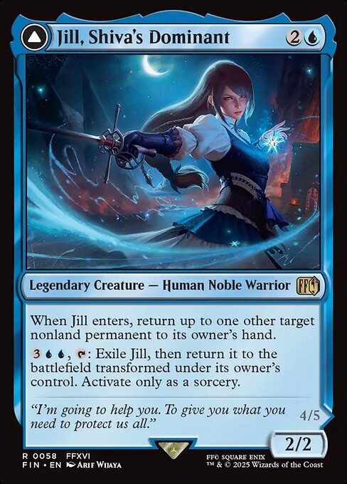 Jill, Shiva's Dominant // Shiva, Warden of Ice [EN]