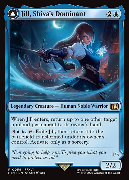 Jill, Shiva's Dominant // Shiva, Warden of Ice [EN]