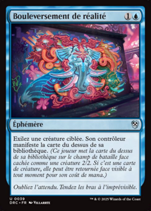 Bouleversement de réalité [FR]
