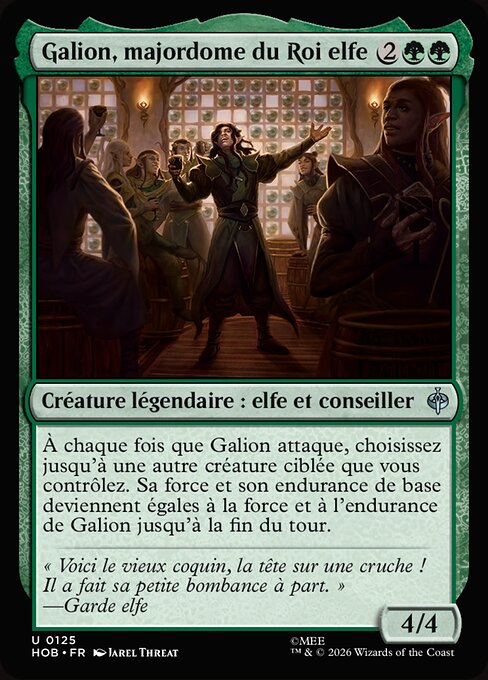 Galion, majordome du Roi elfe [FR]
