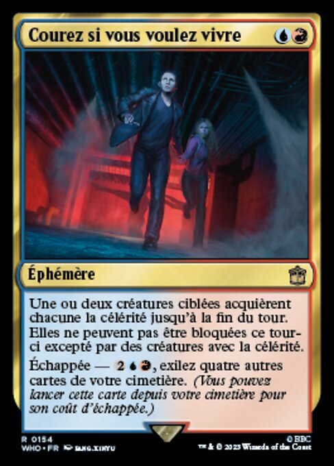Courez si vous voulez vivre [FR]