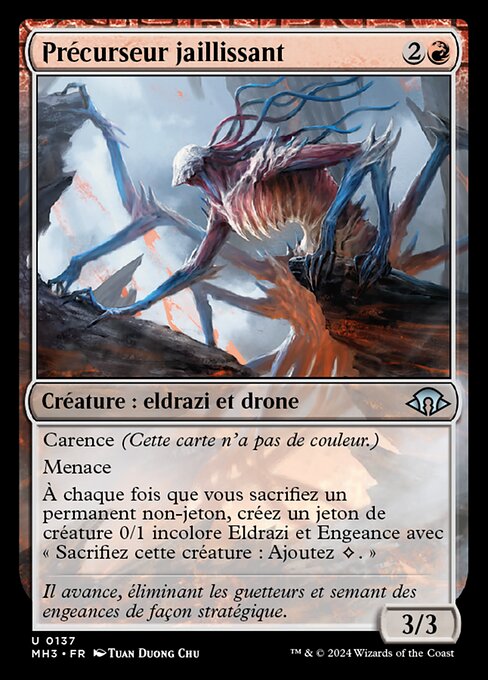 Précurseur jaillissant [FR]