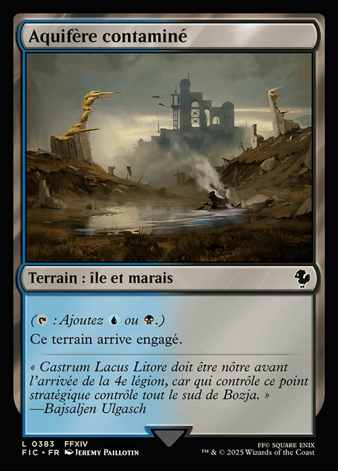 Aquifère contaminé [FR]