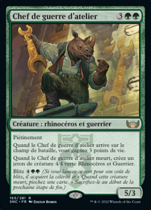 Chef de guerre d'atelier [FR]