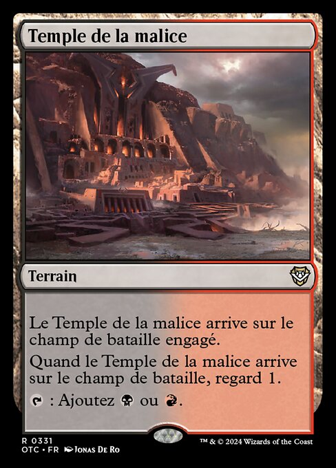 Temple de la malice [FR]