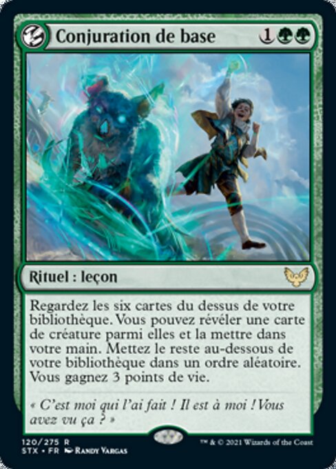 Conjuration de base [FR]
