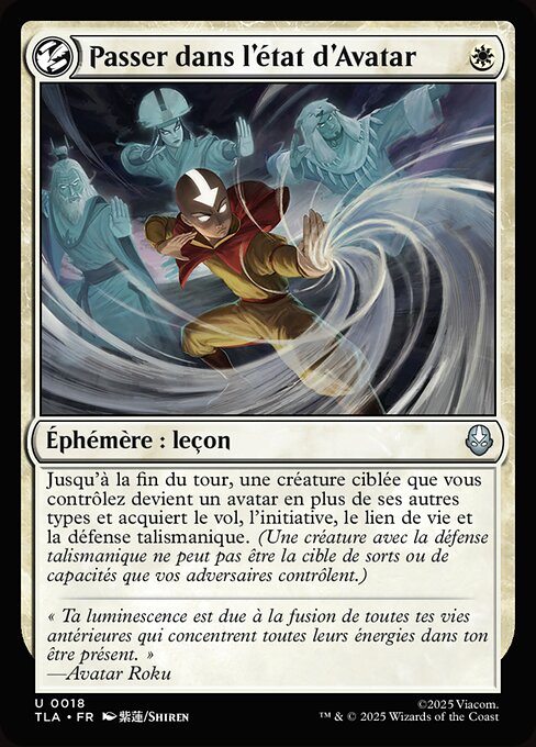 Passer dans l'état d'Avatar [FR]