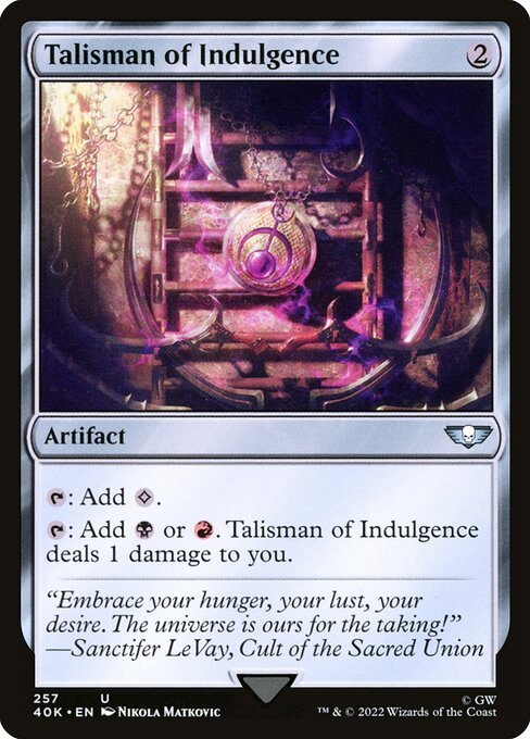 Talisman d'indulgence [FR]