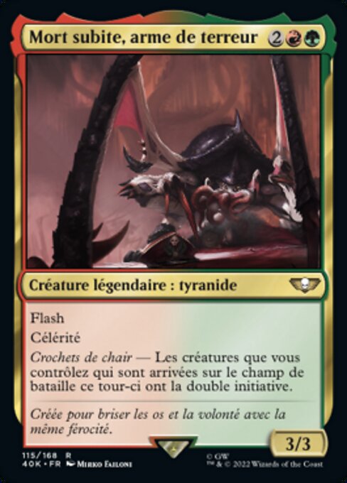 Mort subite, arme de terreur [FR]