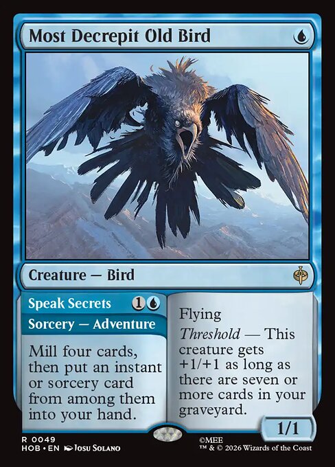 Most Decrepit Old Bird // Speak Secrets [EN] [FOIL]