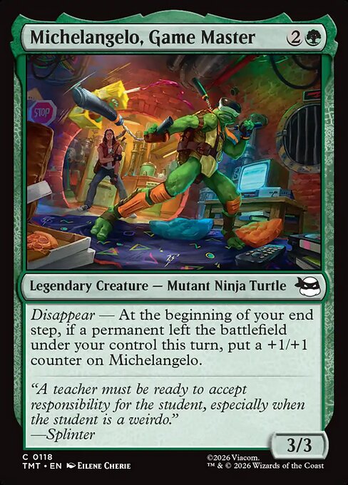 Michelangelo, Game Master [EN]