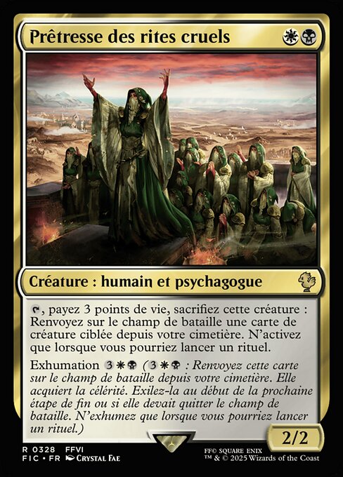 Prêtresse des rites cruels [FR]