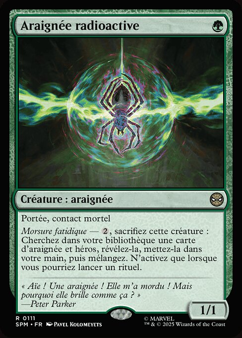 Araignée radioactive [FR]