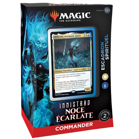 Deck Commander Magic The Gathering : Innistrad : Noce Ecarlate – Escadron Spirituel (Version Française)