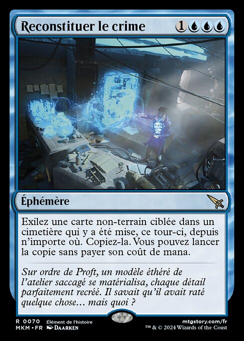 Reconstituer le crime [FR]