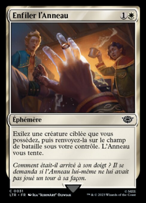 Enfiler l'Anneau [FR]