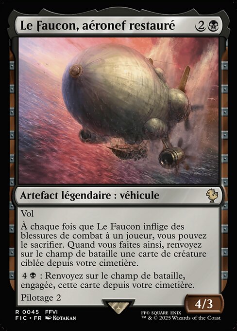 Le Faucon, aéronef restauré [FR]
