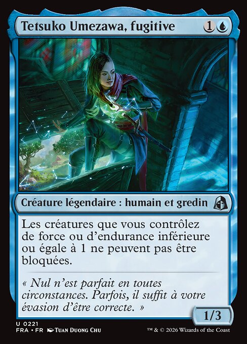 Tetsuko Umezawa, fugitive [FR] [FOIL]