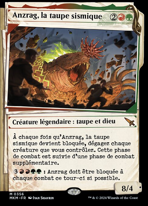 Anzrag, la taupe sismique [FR] [FOIL]