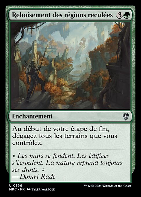 Reboisement des régions reculées [FR]