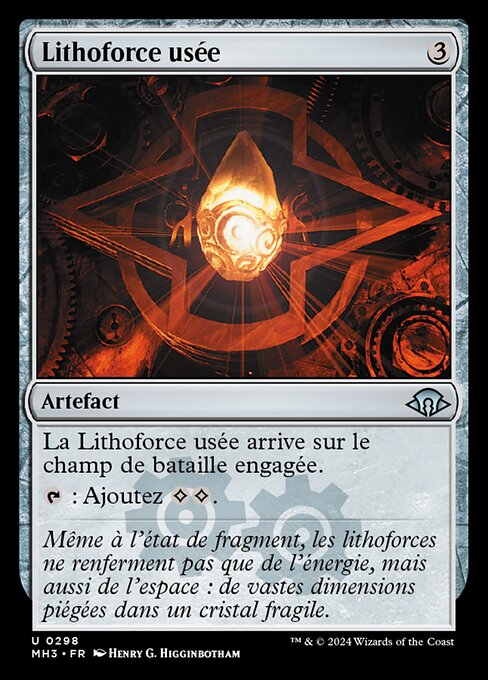Lithoforce usée [FR]