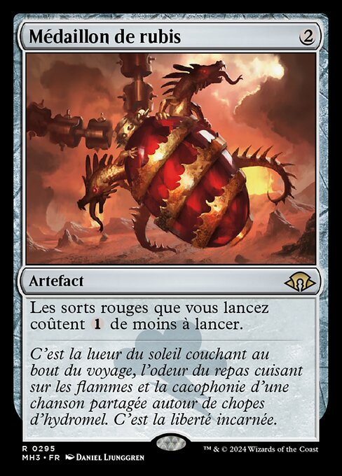 Médaillon de rubis [FR]