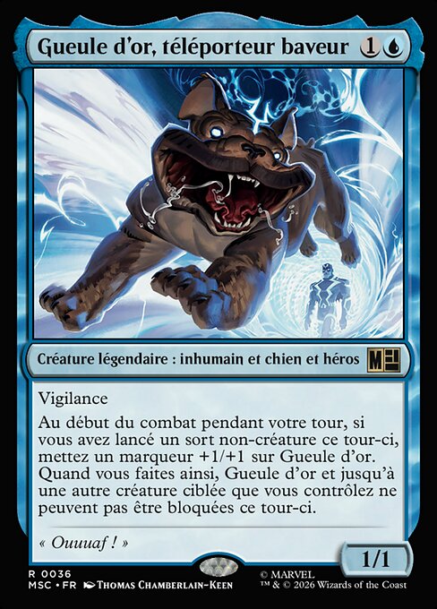 Gueule d'or, téléporteur baveur [FR]