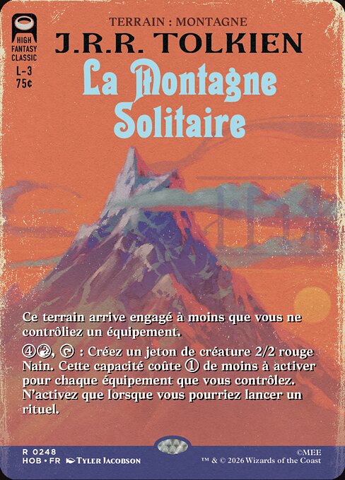 La Montagne Solitaire [FR]