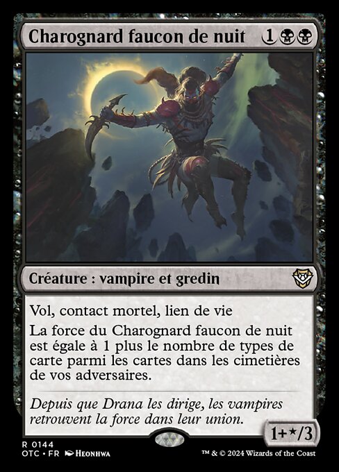Charognard faucon de nuit [FR]