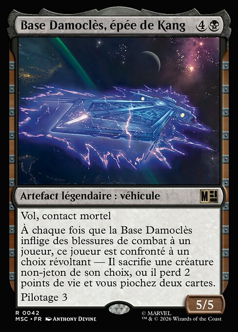 Base Damoclès, épée de Kang [FR]