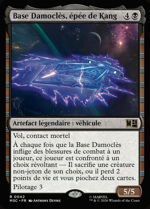 Base Damoclès, épée de Kang [FR]