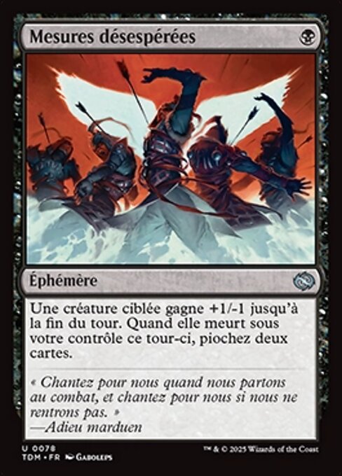 Mesures désespérées [FR]