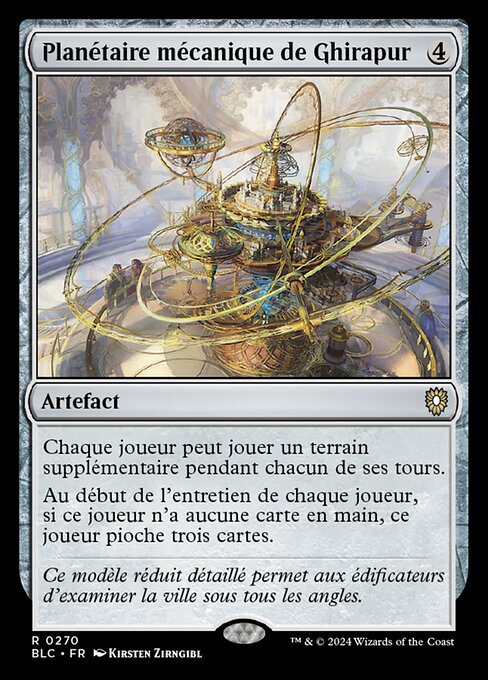 Planétaire mécanique de Ghirapur [FR]