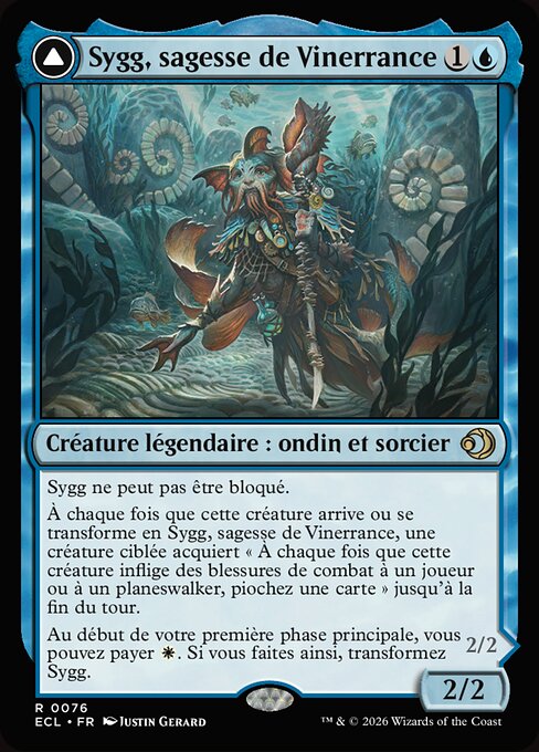 Sygg, sagesse de Vinerrance // Sygg, bouclier de Bruinerrance [FR] [FOIL]