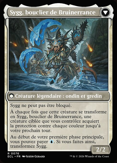 Sygg, sagesse de Vinerrance // Sygg, bouclier de Bruinerrance [FR] [FOIL]