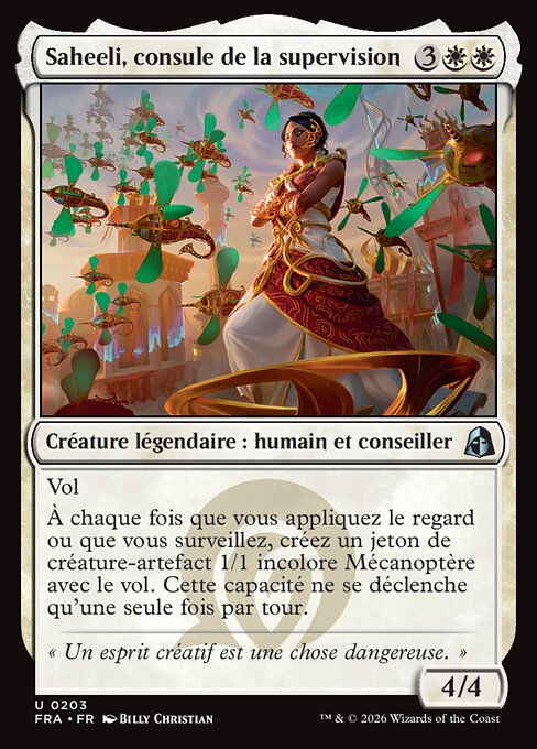 Saheeli, consule de la supervision [FR] [FOIL]