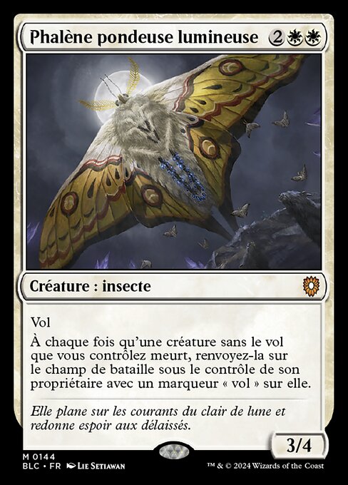 Phalène pondeuse lumineuse [FR]