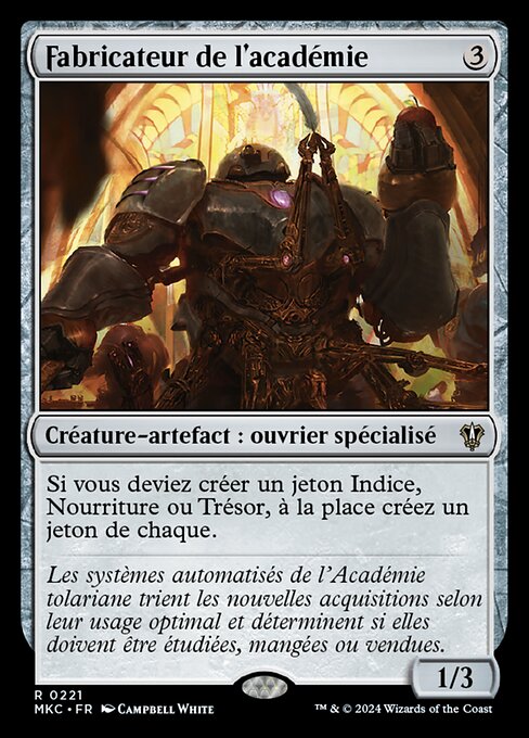 Fabricateur de l'académie [FR]