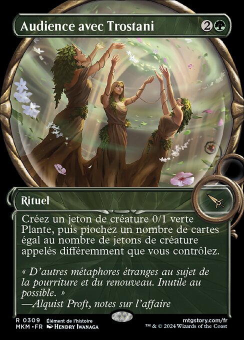 Audience avec Trostani [FR] [FOIL]