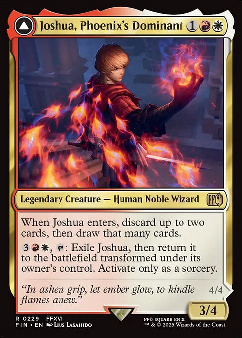 Joshua, Phoenix's Dominant // Phoenix, Warden of Fire [EN]
