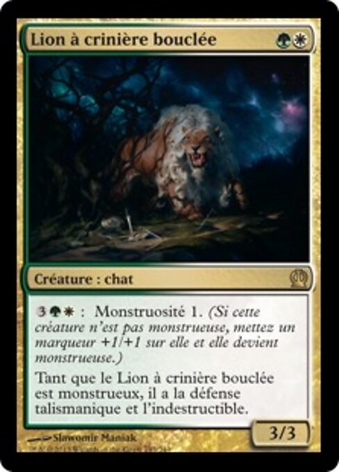 Lion à crinière bouclée [FR]