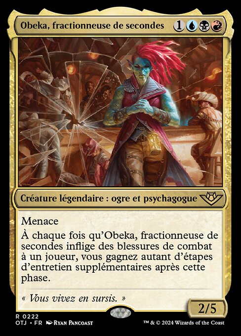 Obeka, fractionneuse de secondes [FR]