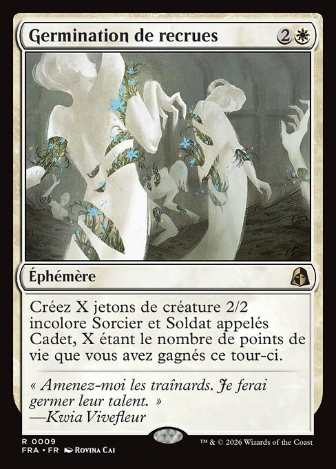 Germination de recrues [FR]