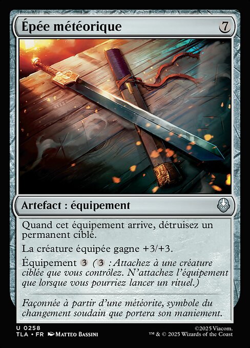 Épée météorique [FR]