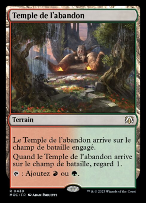 Temple de l'abandon [FR]