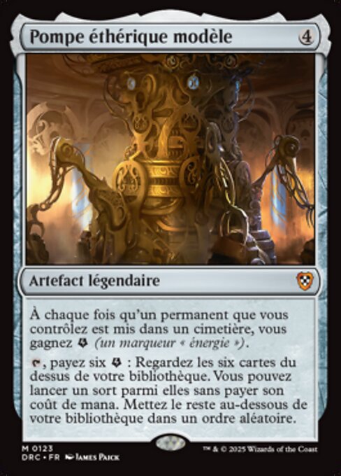 Pompe éthérique modèle [FR]