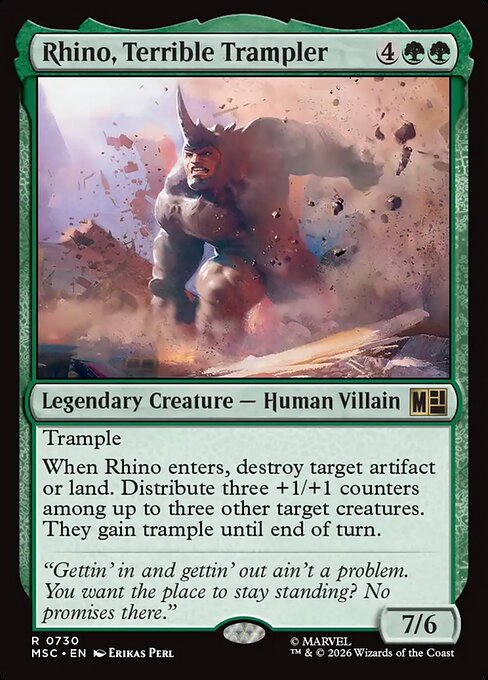 Rhino, Terrible Trampler [FR]